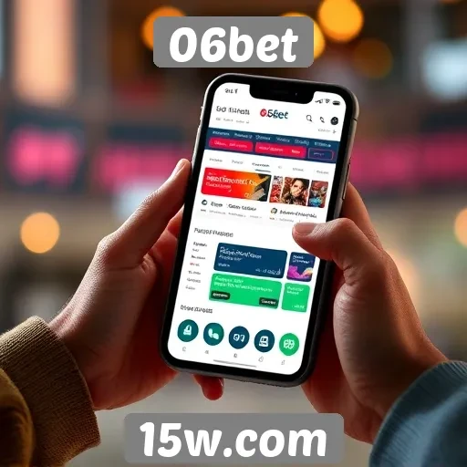 Experiência do usuário no site 06bet em dispositivos móveis