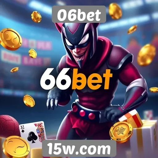 Variedade de jogos disponíveis na plataforma 06bet